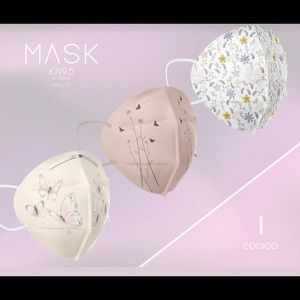 3 Face Masks KN95 Layered Protection Unique Design